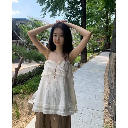 八0906韩国东大门背心区4629771大气甜美风格春冬时尚韩版档口