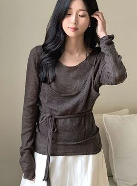 六0923韩国正品merryaroun-d-30595 针织衫区魅力人气精致秋季