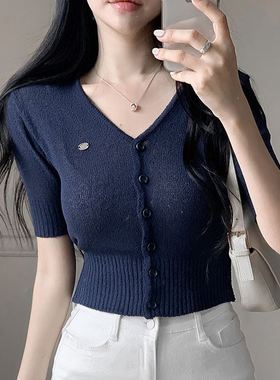 六0719韩国正品s-econ-des-econ--22780 针织衫区街舞秋夏清新