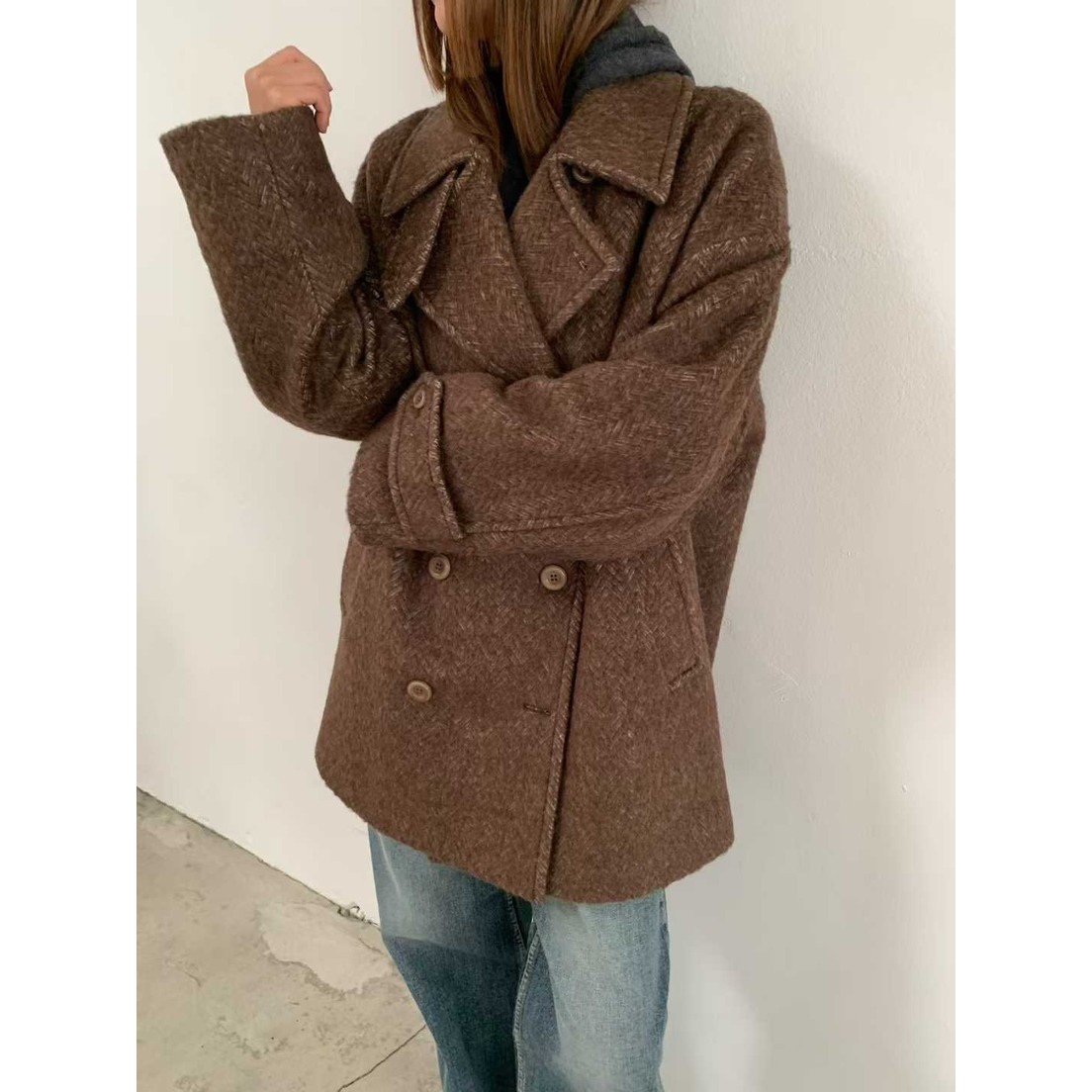 八1109韩国东大门运动瑜伽外套短款大衣区4483207冬季欧美正品