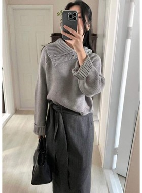 九1214韩国东大门毛衣区Murmuring-8726717新款优雅直邮街头甜美