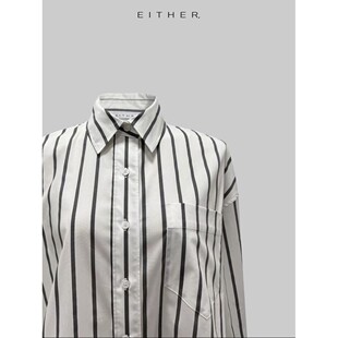 九0821韩国东大门衬衫-区EITHER-8615506冬季新潮正品别致休闲