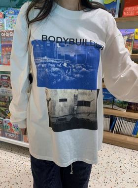 六0923韩国正品love-min-uet-17638 T恤区学院直邮大气人气街头