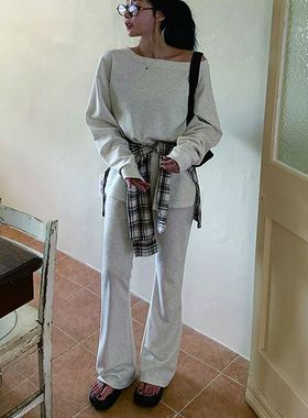 六0923韩国正品hwan-g-un-n-i-8937 套装区气质纯色知性正品街舞