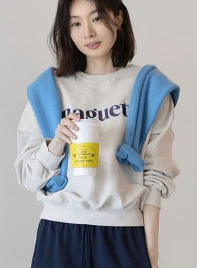 六0923韩国正品graychic-14566 卫衣区学院直邮大气人气街头秋季