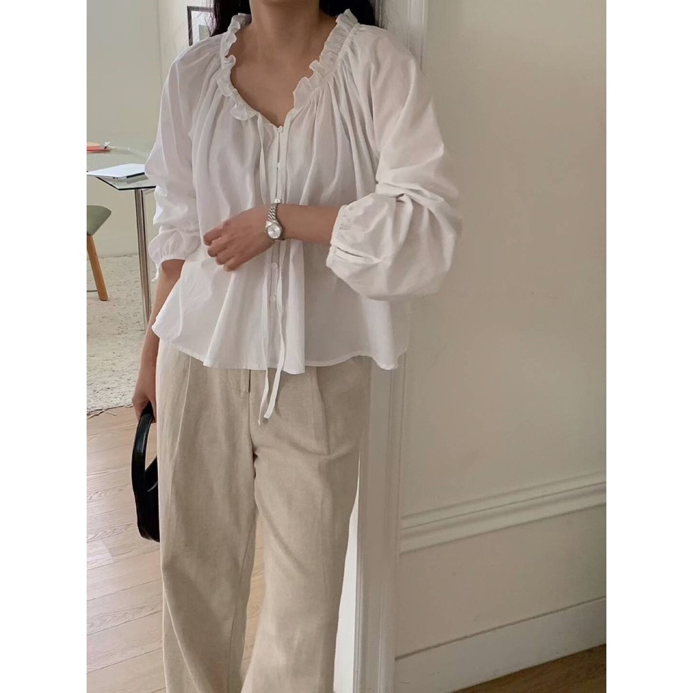 九0809韩国东大门衬衫-区COMMA-8605336冬季百搭正品流行休闲简洁