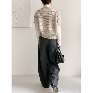 九1205韩国东大门毛衣区AFTERGLOW-8720821正品原宿休闲百搭直邮