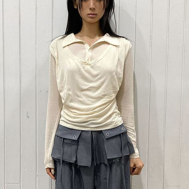 六0923韩国正品dn-a404114 T恤区时尚通勤气质纯色知性正品街舞