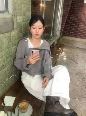 九1018韩国东大门毛衣区Murmuring-8673615清新正品精致冬款时装