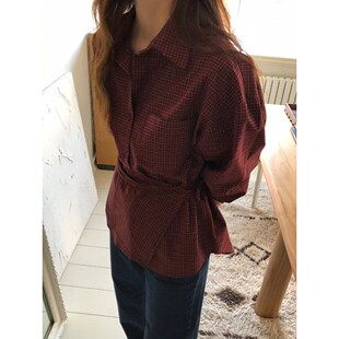 九1214韩国东大门衬衫-区OVERTAKE-8727735高档直邮修身人气潮流