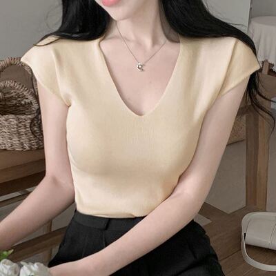 六0719韩国正品s-econ-des-econ--22881 针织衫区夏季新潮正品