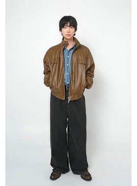 九1108韩国东大门男装夹克noke-8693803冬季潮流正品街舞休闲简约