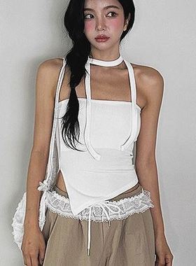 六0719韩国正品60334 背心区休闲舒适直邮都市人气原宿秋季修身