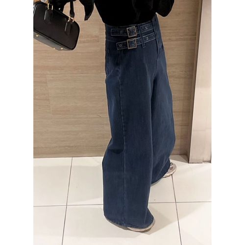 九1214韩国东大门运动牛仔裤区VINTAGEVIBE-8727499潮流纯色原宿