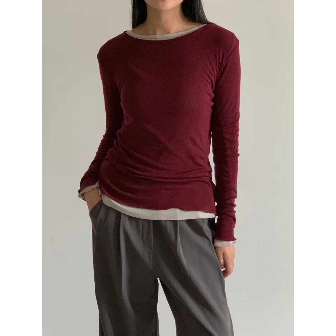 八1010韩国东大门运动瑜伽T恤区4450773韩版风格可爱学院冬季档口