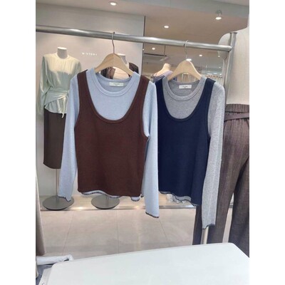 九1027韩国东大门套装区CELLONA-8680558百搭纯色舒适正品简洁