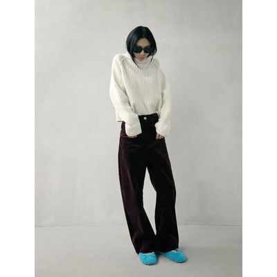 九1214韩国东大门休闲长裤区MaisonStaff-8726657春冬修身韩版