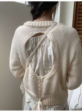 九1018韩国东大门毛衣区Murmuring-8673652纯色清新正品精致冬款