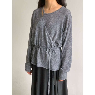 九1018韩国东大门针织衫区villabutton-8674067浪漫正品知性休闲