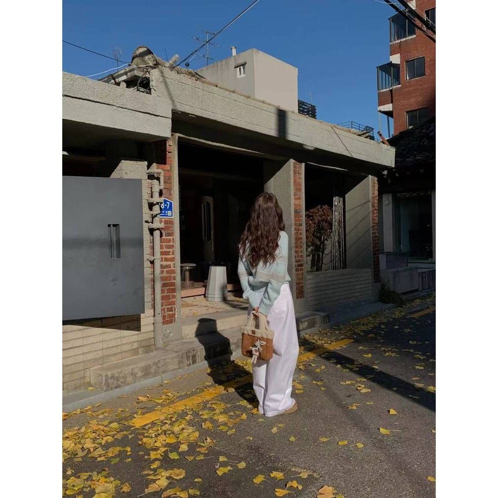 九1205韩国东大门毛衣区VEVE-8718899新款瑞丽直邮修身甜美独特