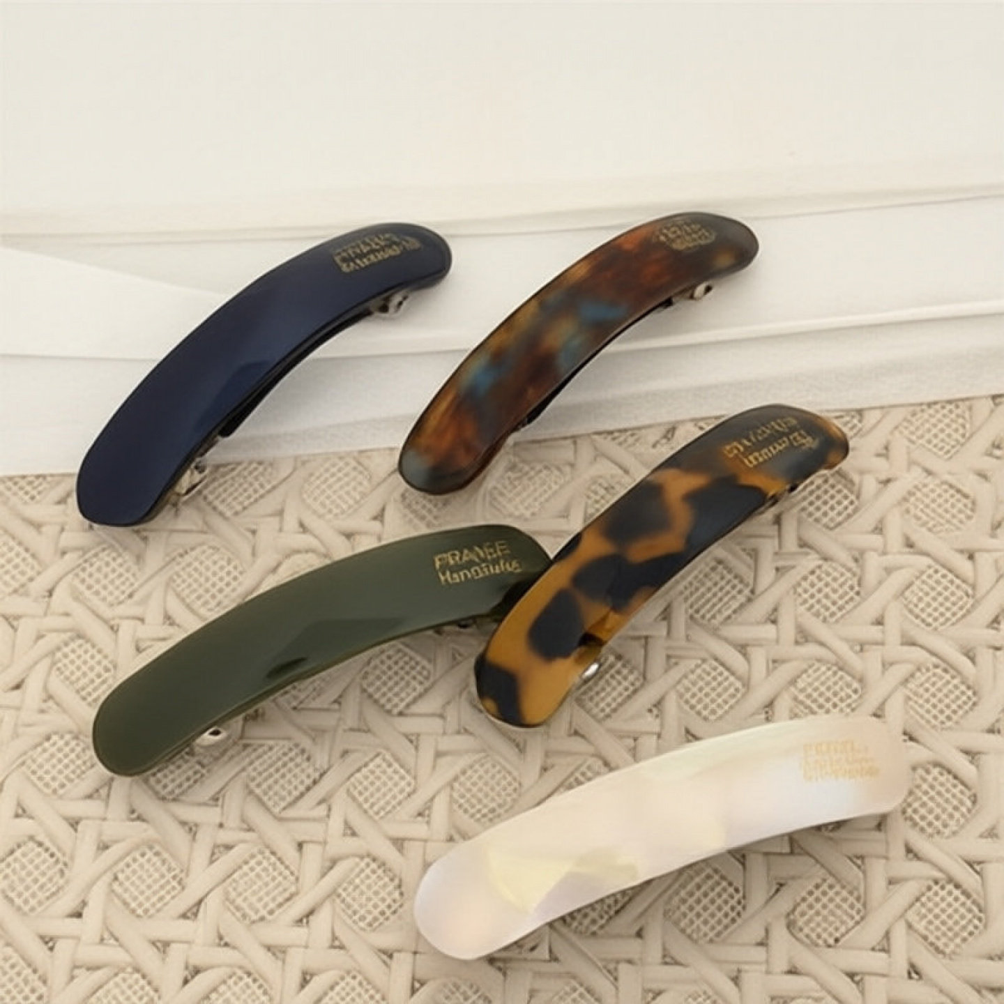 韩版醋酸金标小法棍发夹