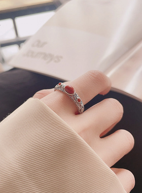 JHEPAN925纯银南红玛瑙