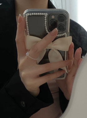 JHEPAN 爱心月光石戒指s925通体纯银抽拉式椭圆裸链食指指环女士5