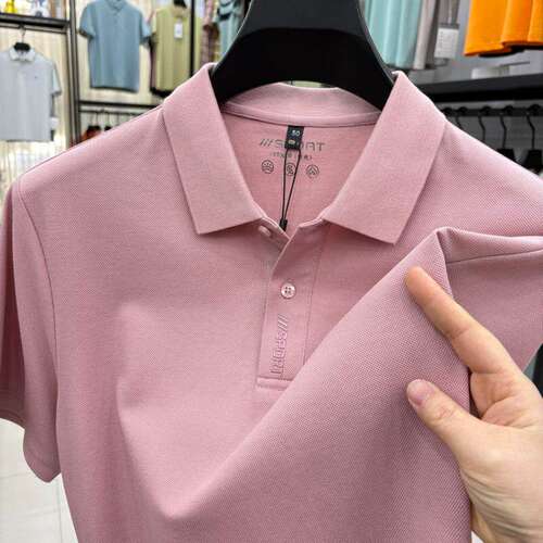 中年男士POLO衫短袖t恤爸