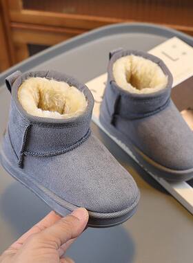 儿童雪地靴冬季新款加绒加厚冬靴