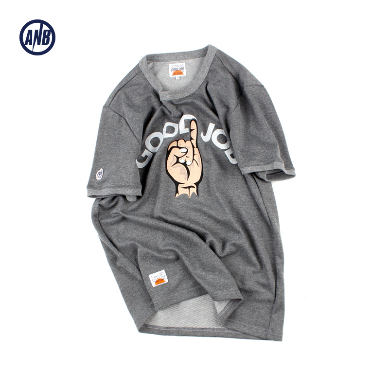 ANB2018SS/GOODJOBСĴָӡ»¨TEE