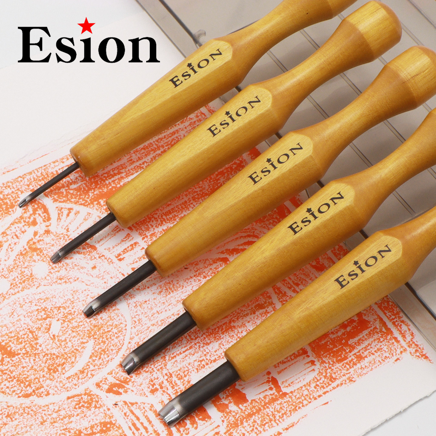 Esion雕刻木刻刀日式柄专业级图片
