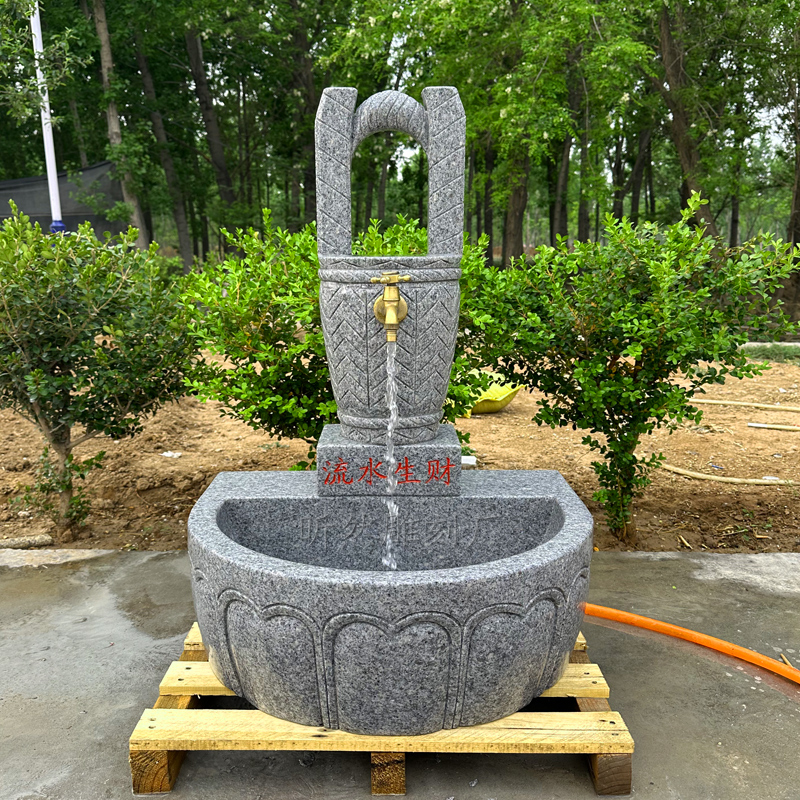 石雕洗手盆石槽洗手池户外