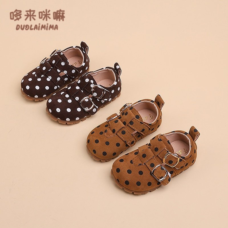 小皮鞋韩版新款波点单鞋软底秋季2026宝宝女童春秋公主勃肯儿童鞋,童鞋/婴儿鞋/亲子鞋,皮鞋,淘宝优惠券,粉丝福利购,淘宝优惠卷