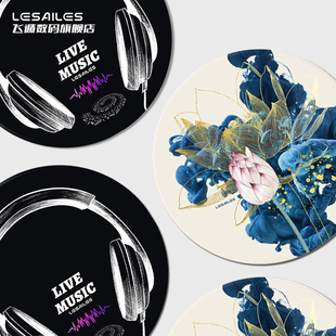 飞遁游戏加厚大小号鼠标垫锁边可爱女国潮电脑办公键盘书桌垫