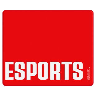 飞遁480*400*4mm电竞游戏PORON底 电竞fps鼠标垫 锁边加厚 红色