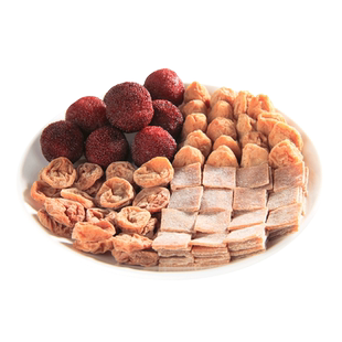 【麻花花开心】诏安青梅饼休闲零食蜜饯果干多种口味混搭352g/6袋