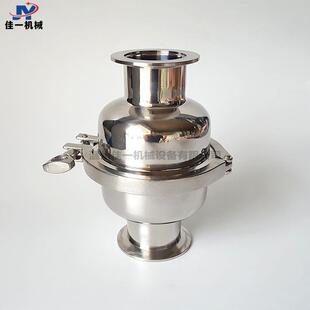 镜面不锈钢快装阻火器卫生级快装阻火器不锈钢双层阻火芯阻火器