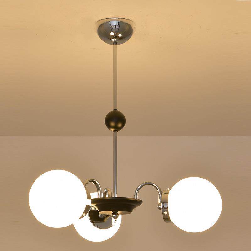 法式复古风客厅吊灯简约奶油风设计师中古主灯主卧室房间餐厅灯饰