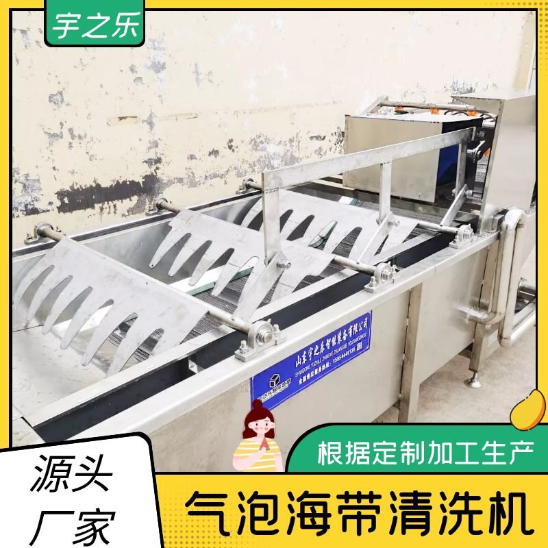 全套蔬菜清洗设备气泡式脱盐机厂家蛤蜊气泡清洗机