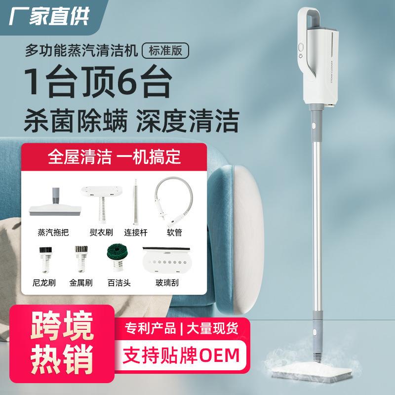 新款手持式家用多功能杀菌除螨高温蒸汽清洁机电动蒸汽托把