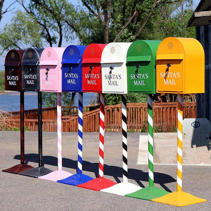 复古铁艺信报箱心语信箱邮箱意见箱室外防雨挂墙带锁大号家用欧式