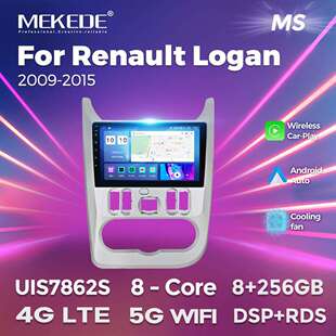 适用于RenaultLogan2009-2015雷诺洛根车载安卓导航无线carplay