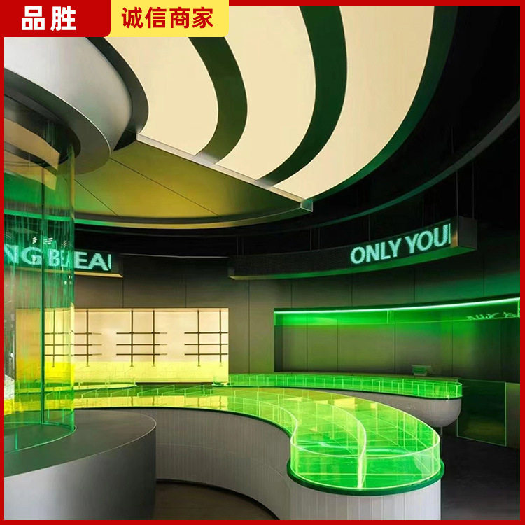 亚克力透明发光展示收纳柜