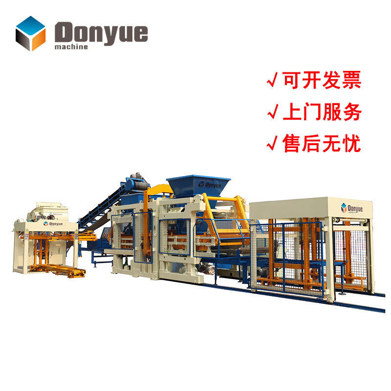 QT18-15型全自动混凝土砌块成型机 振动加压水泥制砖液压砖机