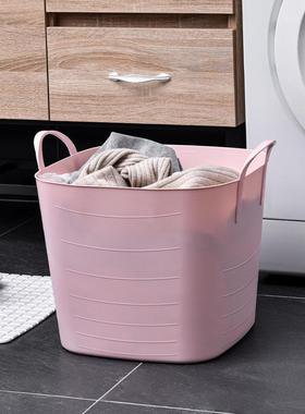 VHM7脏衣篮塑料脏衣服收纳筐家用洗衣篮浴室脏衣篓收纳桶晾衣
