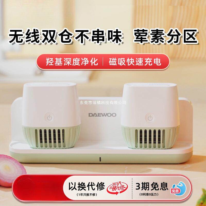 无线双仓果蔬清洗机净化器多功能食材净化器清洗机蔬果洗菜机