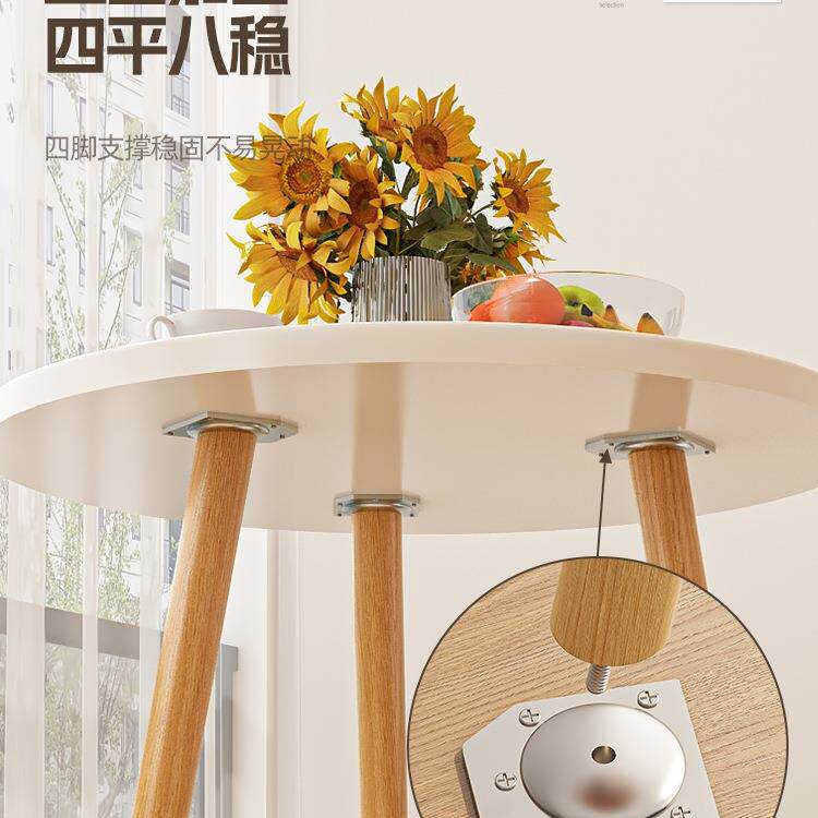 沙发边几小桌子双层小圆桌客厅家用茶桌床头置物架迷你阳台小茶几