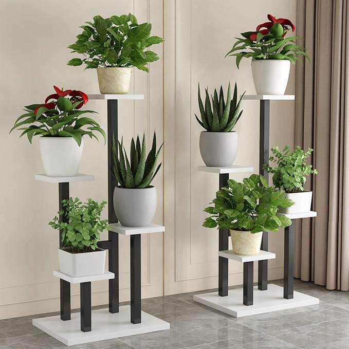 花架子客厅落地置物架阳台现代简约花盆架多层架铁艺多肉花架绿萝