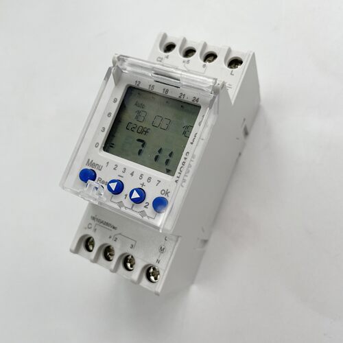 2 Channel TIMER 时控开关AHC812可编程定时器2组路灯控制AC 220V