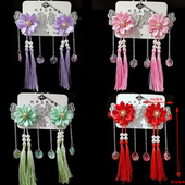 批公主流苏发夹儿童女孩汉服古风头饰发卡新年过摆摊六一学校演出